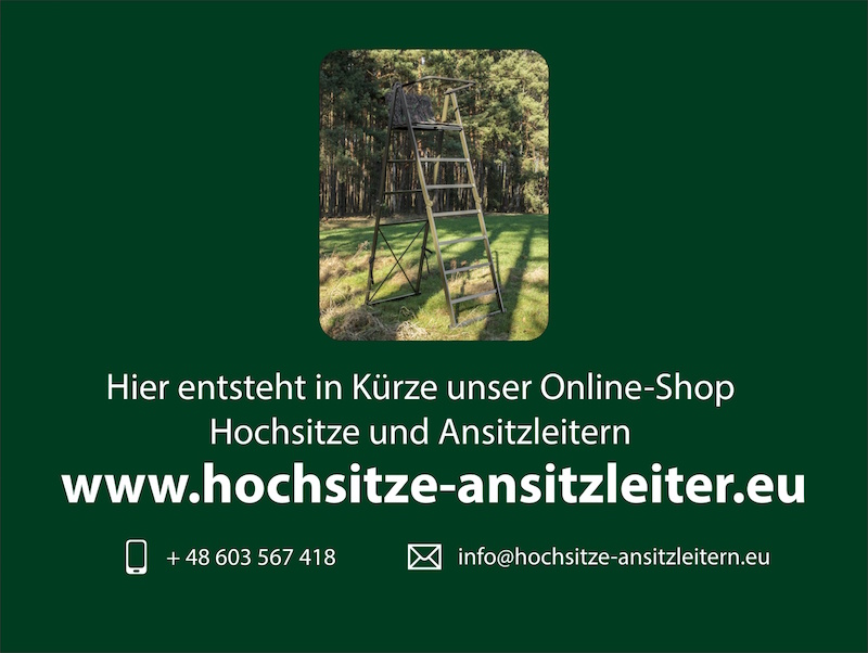 Hochsitze und Ansitzleitern